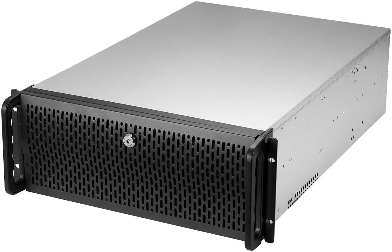 Châssis de serveur rack 4U, façade ventilée